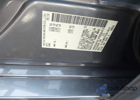 2014 Nissan Maxima 3.5 Sv из США, поврежденный, VIN 1N4AA5AP1EC496643